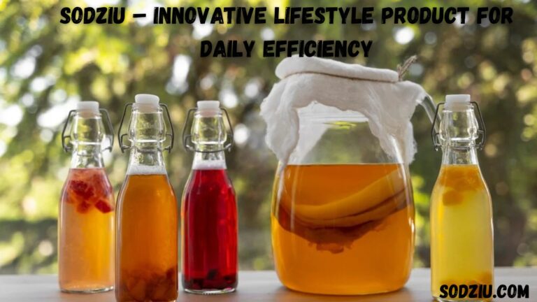 SodZiu – Innovative Lifestyle Product for Daily Efficiency